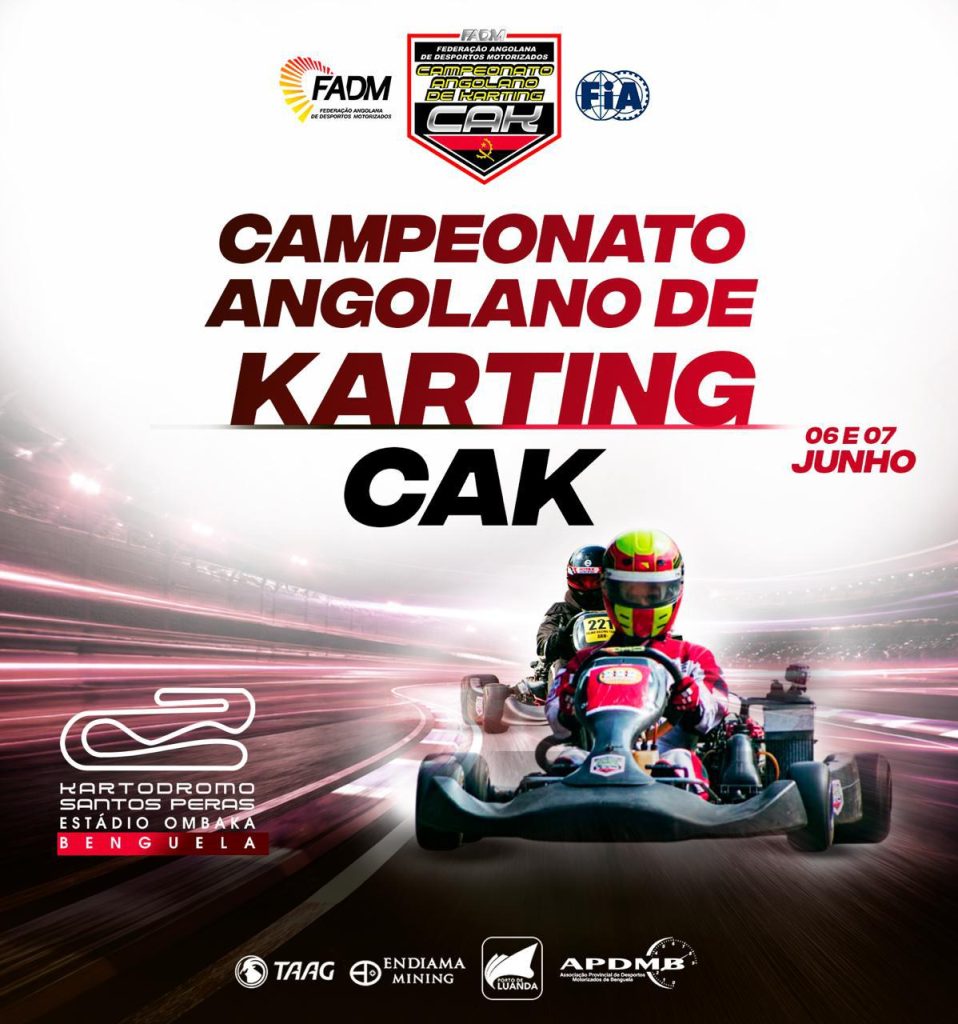Campeonato Angolano de Karting arranca a 06 de Junho em Benguela